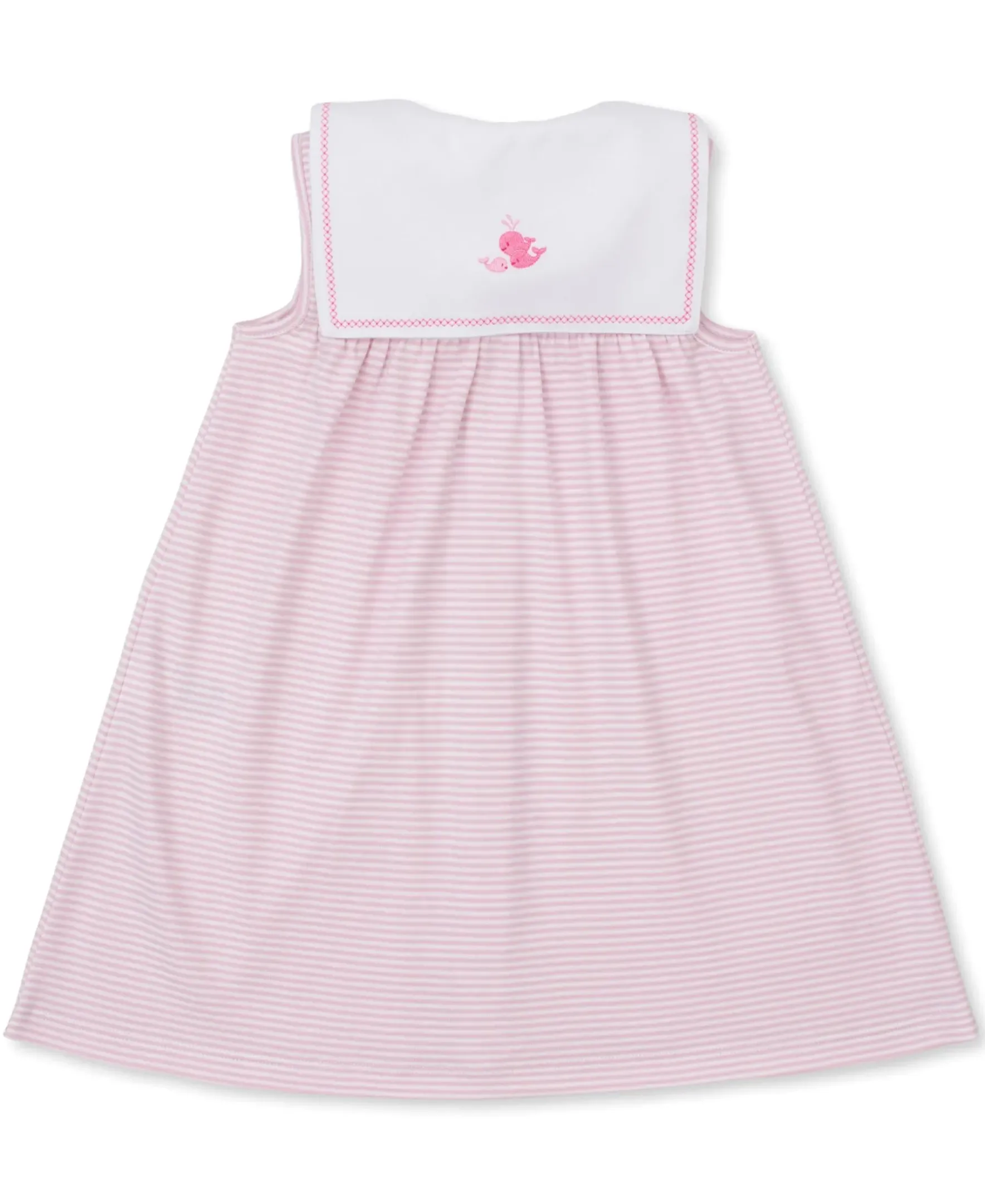 Kissy Kissy Whale Wonder Stripe Toddler Dress>Kids Dresses|Dresses + Bubbles
