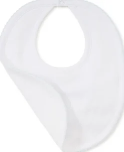 Kissy Kissy White/Blue Kissy Basics Bib> Bibs|White Basics