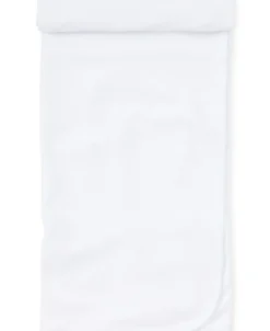 Kissy Kissy White/Blue Kissy Basics Blanket> Blankets|White Basics