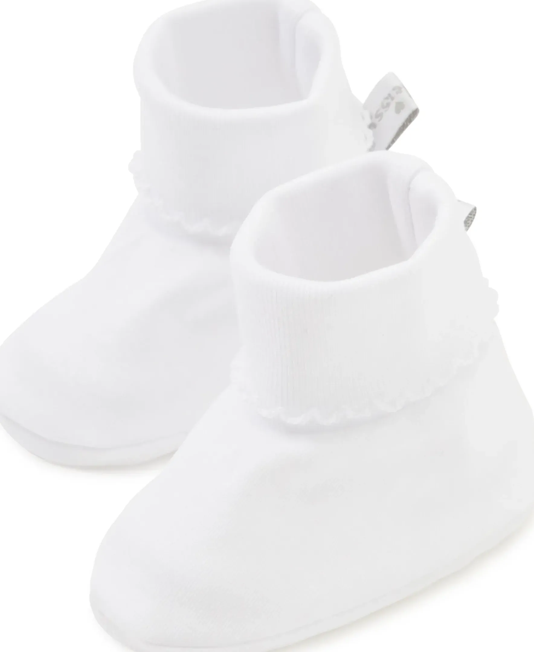 Kissy Kissy White Kissy Basics Booties> Booties|White Basics