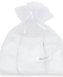 Kissy Kissy White Kissy Basics Diaper Cover Set> White Basics|Classic Collections
