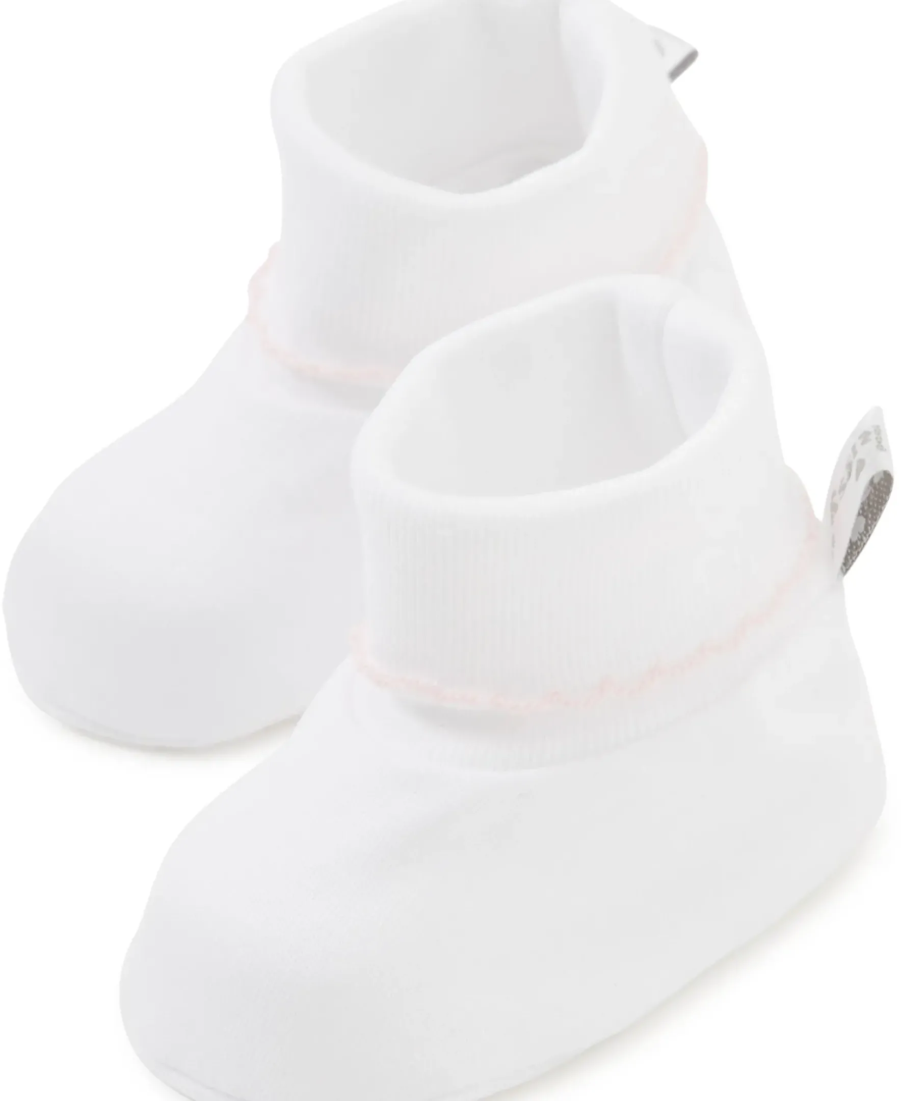 Kissy Kissy Kissy Basics Booties> Booties|White Basics