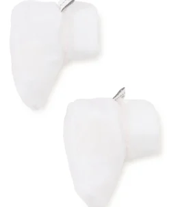 Kissy Kissy Kissy Basics Booties> Booties|White Basics