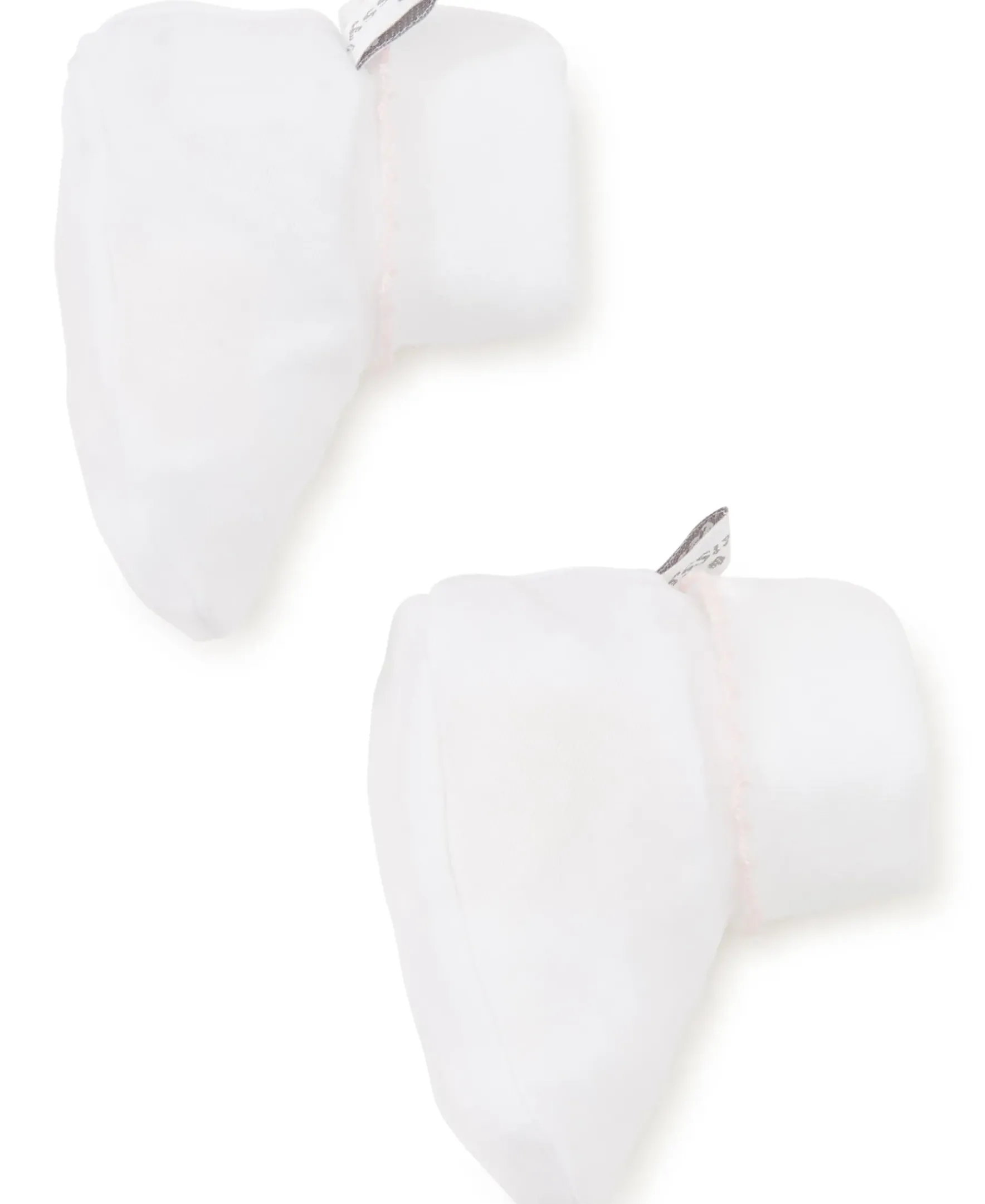 Kissy Kissy Kissy Basics Booties> Booties|White Basics
