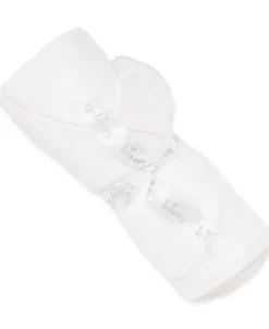 Kissy Kissy Kissy Basics Hooded Towel & Mitt Set> Hooded Bath Towels|White Basics