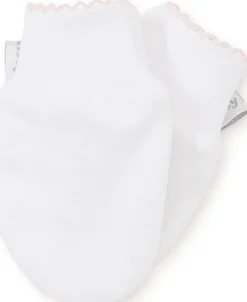 Kissy Kissy Kissy Basics Mittens> Mittens|White Basics
