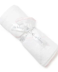 Kissy Kissy New Kissy Dots Hooded Towel & Mitt Set> Hooded Bath Towels|White Basics