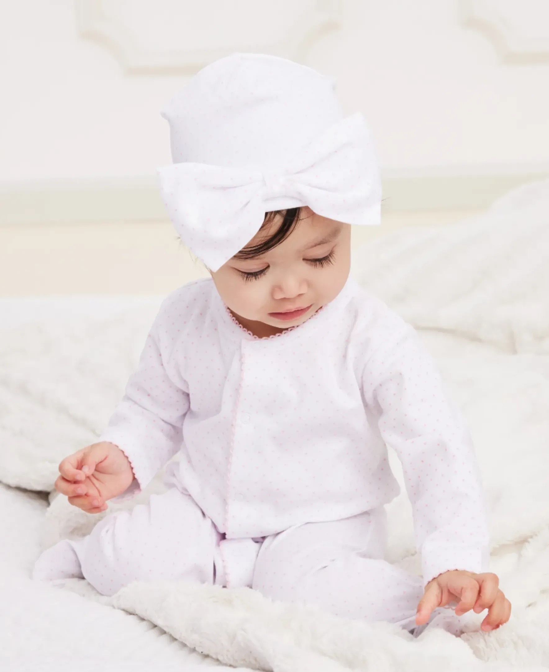 Kissy Kissy New Kissy Dots Novelty Hat> Hats|White Basics