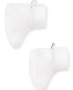 Kissy Kissy New Kissy Dots Print Booties> Booties|White Basics