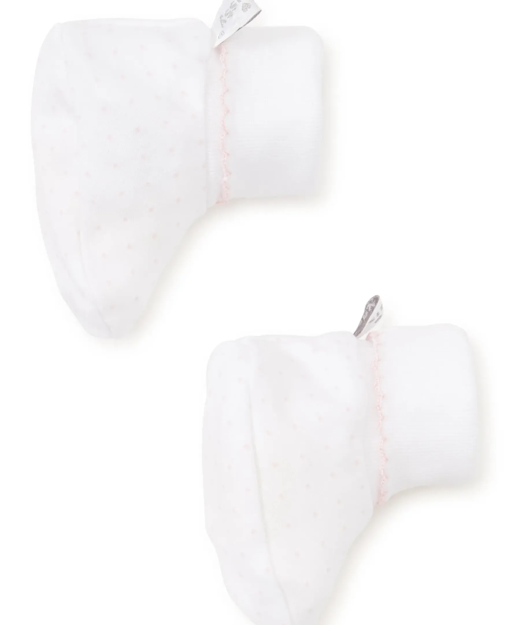 Kissy Kissy New Kissy Dots Print Booties> Booties|White Basics