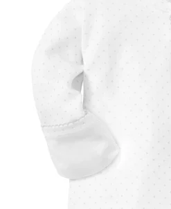 Kissy Kissy New Kissy Dots Print Footie> Footies|White Basics