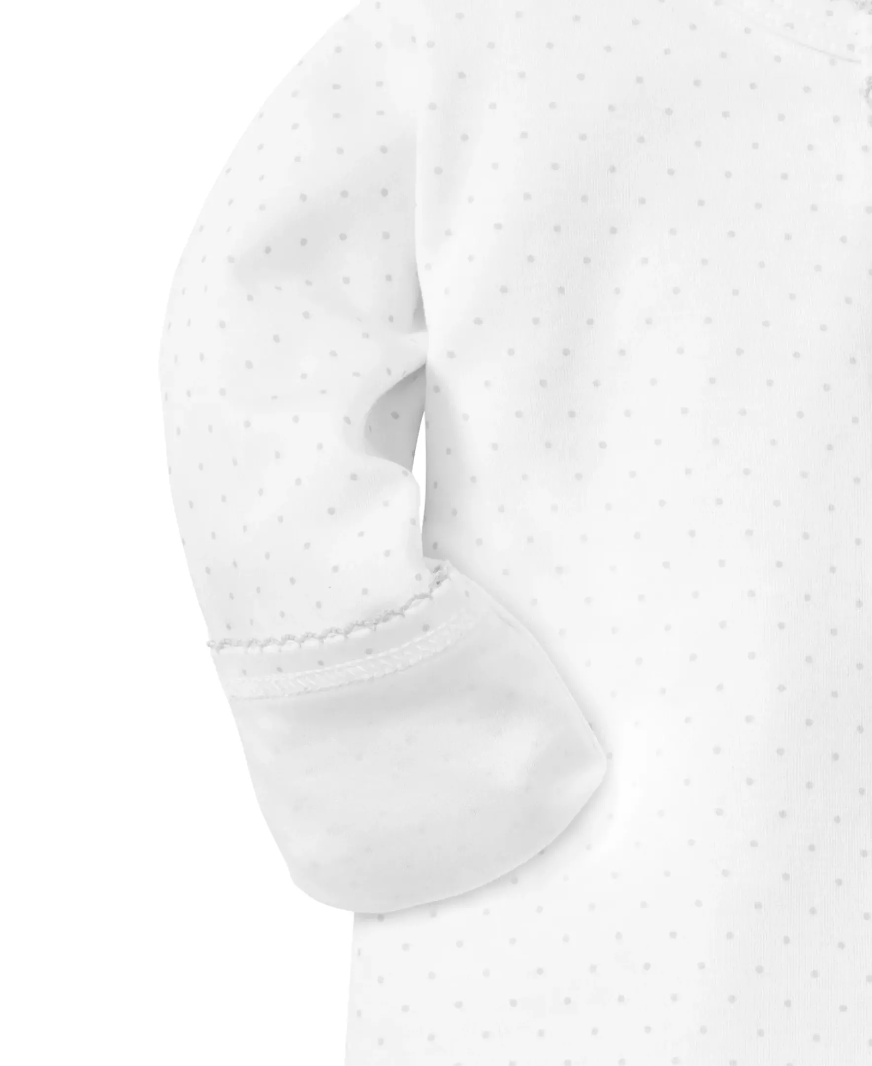 Kissy Kissy New Kissy Dots Print Footie> Footies|White Basics