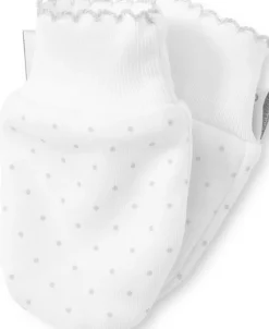 Kissy Kissy New Kissy Dots Print Mitts> White Basics|Classic Collections