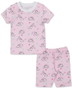 Kissy Kissy Zebras Summer Fun Short Toddler Pajama Set>Kids Pajamas|Pajamas